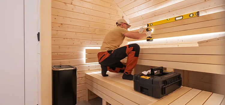 Commercial Sauna Installation in Wasaga Beach, ON