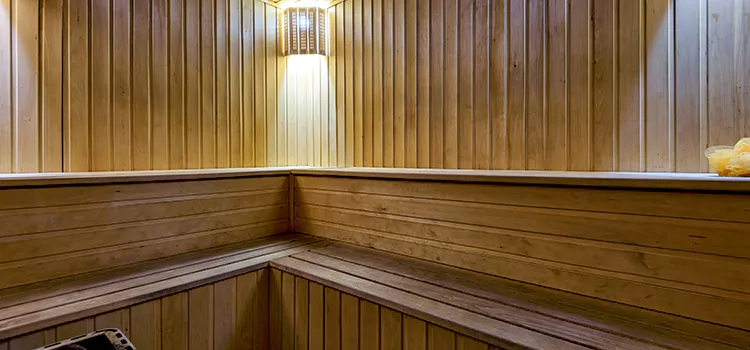 Modern Outdoor Sauna  Setup in Wasaga Beach, Ontario