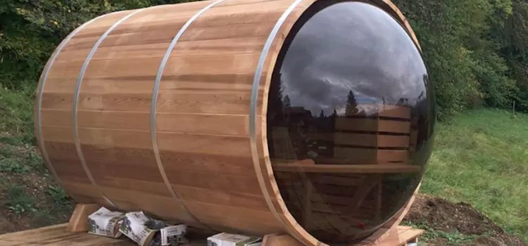 Panorama 4-Person Glass Cabin Sauna Maintenance in Wasaga Beach, Ontario