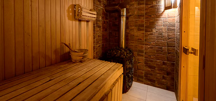Traditional Sauna Cabin Conversion in Wasaga Beach, Ontario