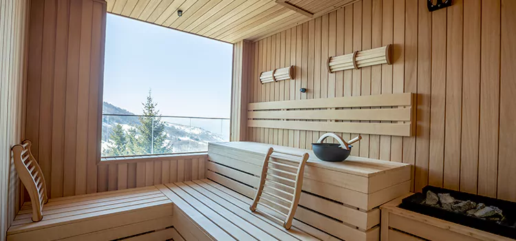 Infrared Sauna Glass Window Installation in Wasaga Beach, ON