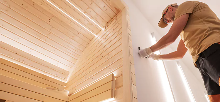 Luxury Spa-grade Sauna Setup in Wasaga Beach, Ontario