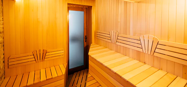 Old Cabin Conversion To Sauna in Wasaga Beach, Ontario
