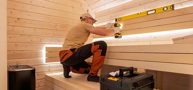 Outdoor Sauna Installation Service in Wasaga Beach, ON