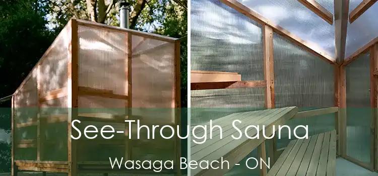  See-Through Sauna Wasaga Beach - ON